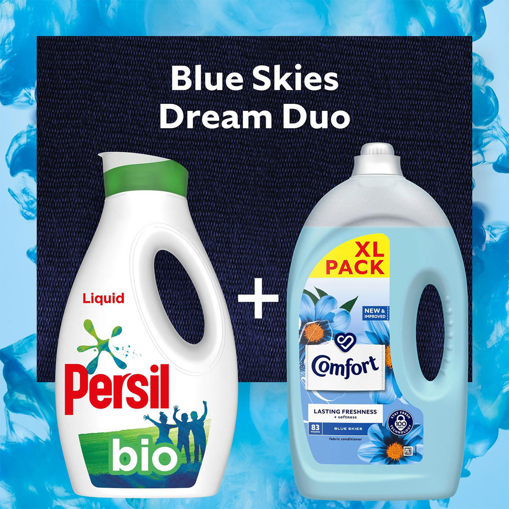 Comfort Blue Skies Fabric Conditioner 83 Washes 2490ml 4 Pack Image 6
