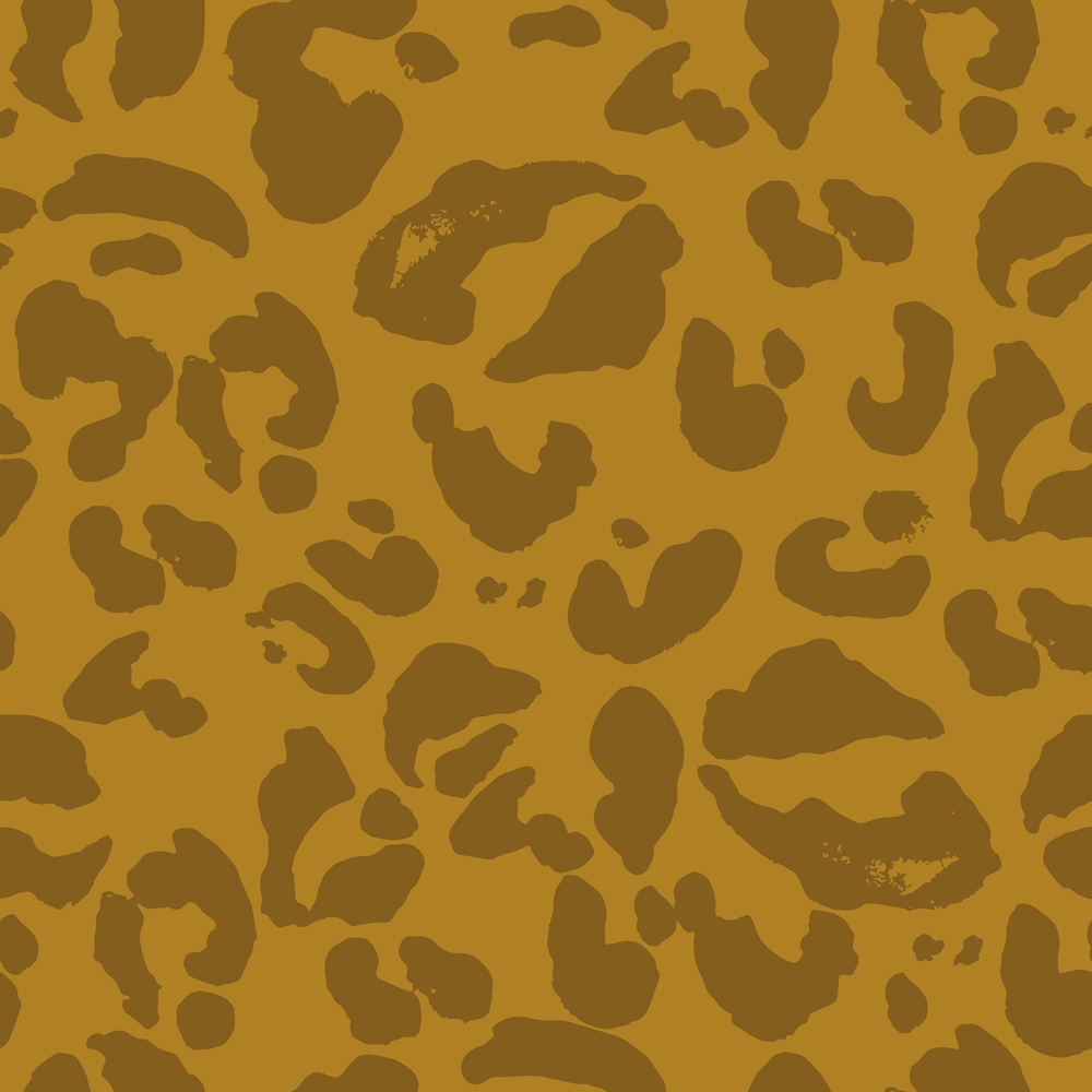 furn. Purrfect Toddler Green and Gold Abstract Leopard Duvet Cover Set  Image 5