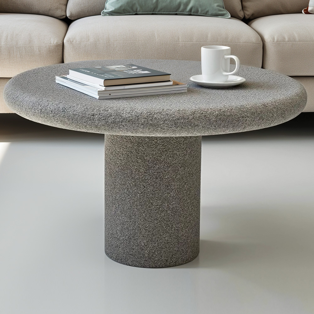 IH Design Udaipur Concrete Low Coffee Table Image 1