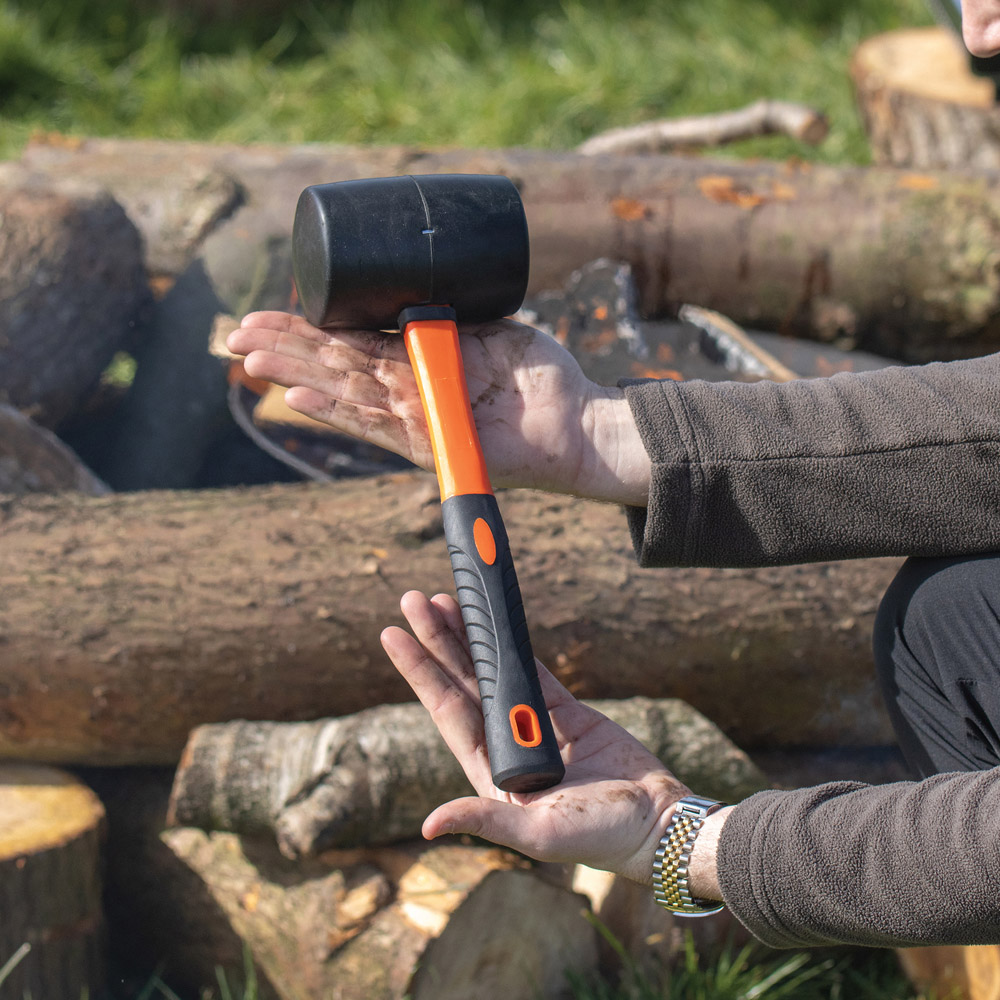 Milestone Camping Rubber Mallet 907g Image 2