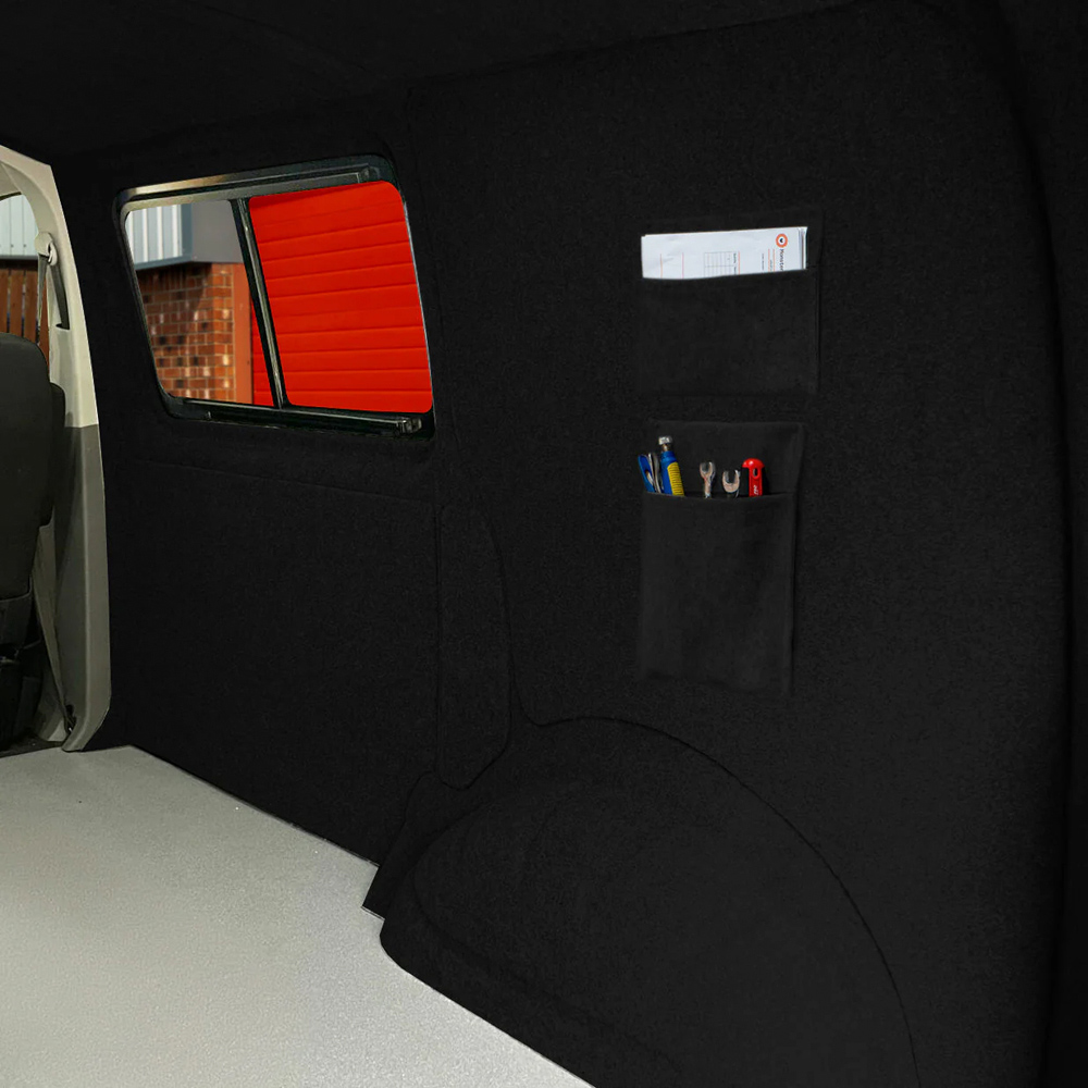 Monster Shop Black Van Carpet Lining and Storage Pouches Set Image 2