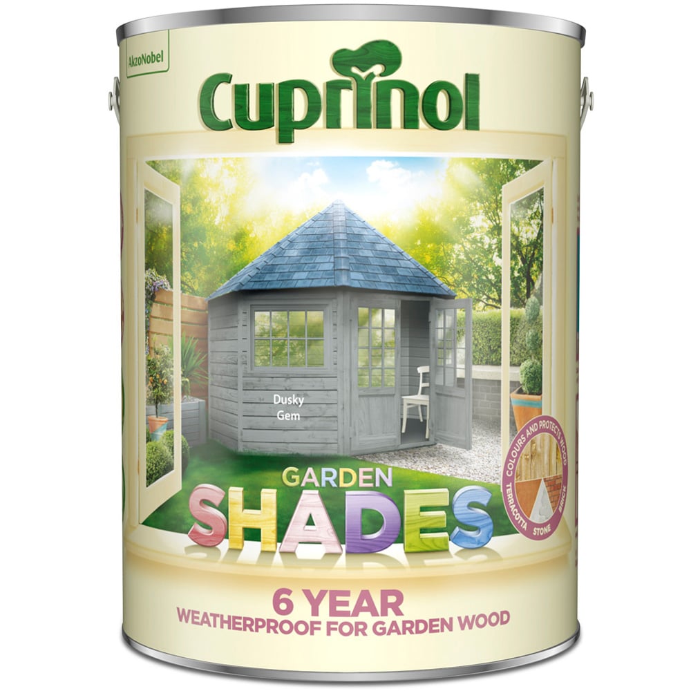 Cuprinol Garden Shades Dusky Gem Matt Exterior Wood Paint 5L Image 2