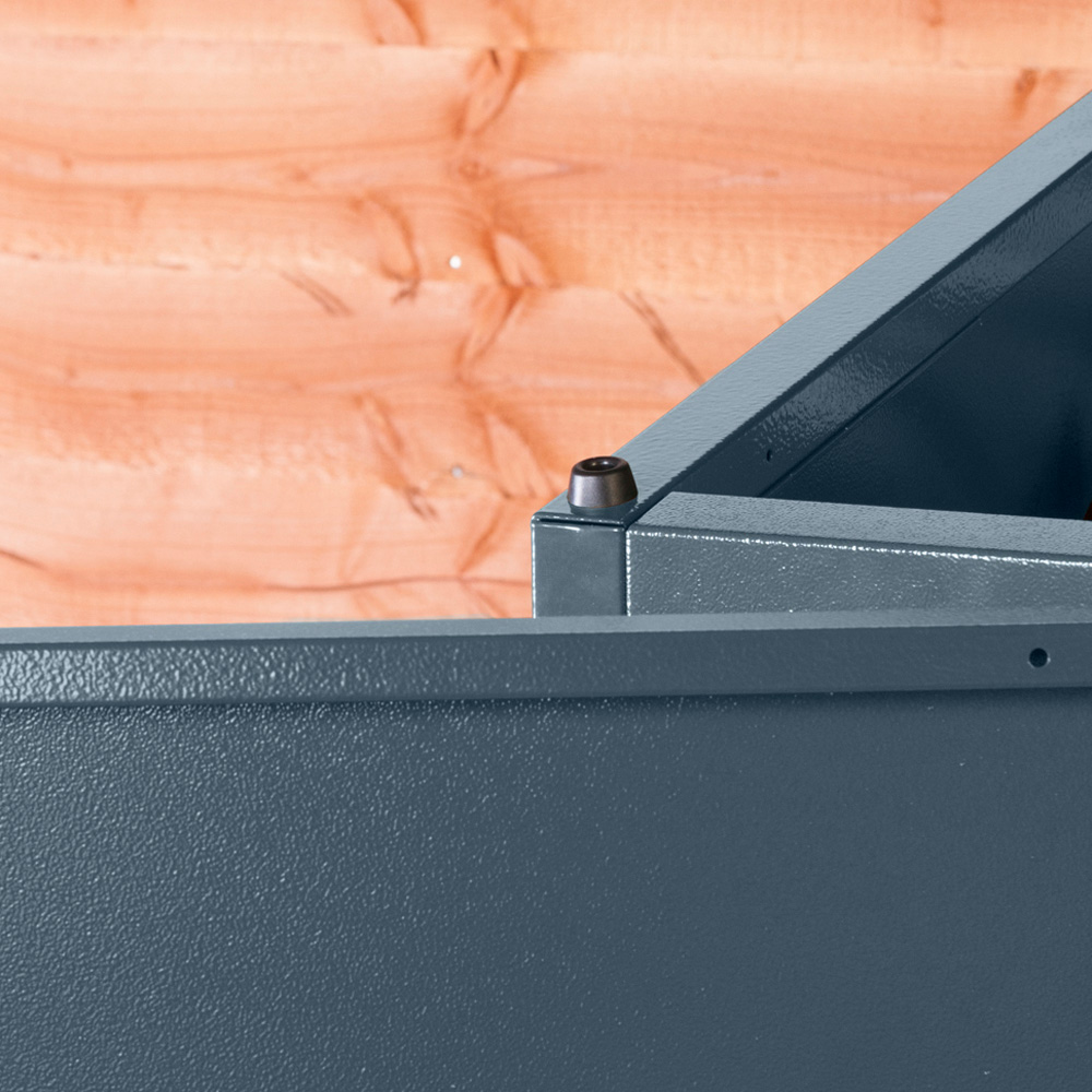 Asgard Access 7 x 4ft Double Door Grey Garden Shed Image 4