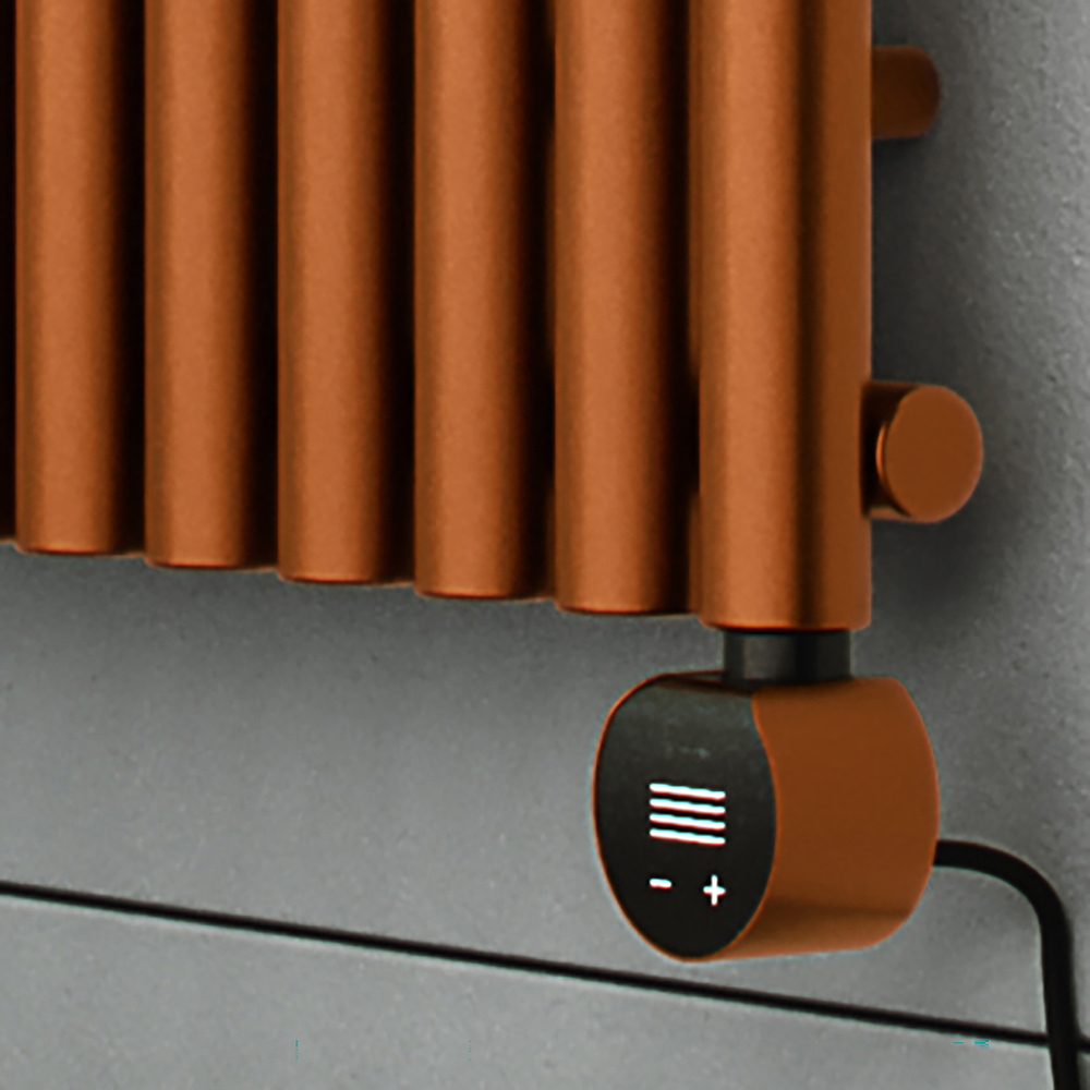 Terma Rolo-Room E Wi-Fi True Copper Electric Radiator 1500W 2000 x 590mm Image 6