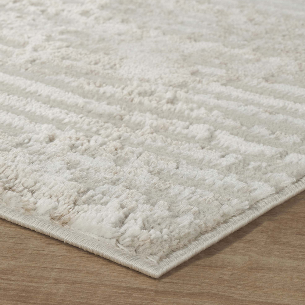 Desire Rugs Perla Beige Modern Abstract Linear Molten Design Rug 160 x 230cm Image 3