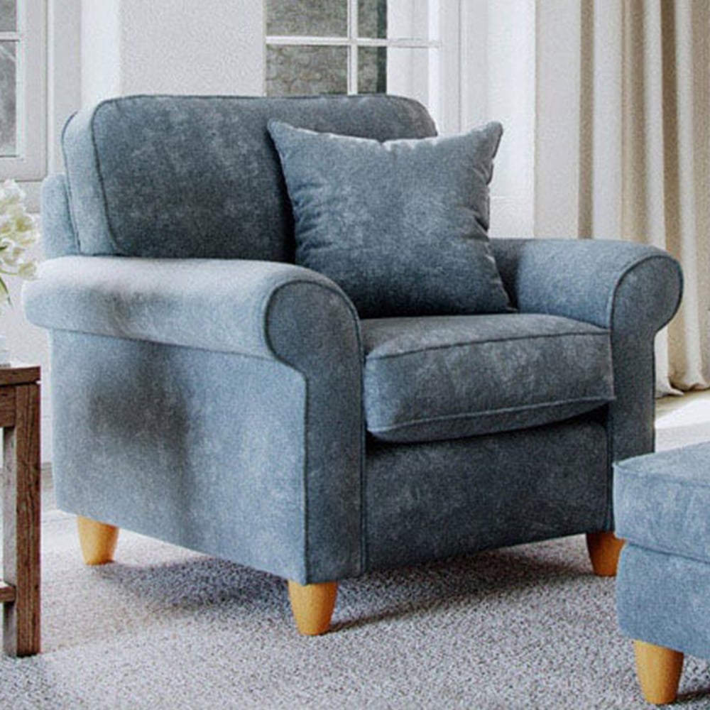 Sinatra Glory Steel Armchair Image 1