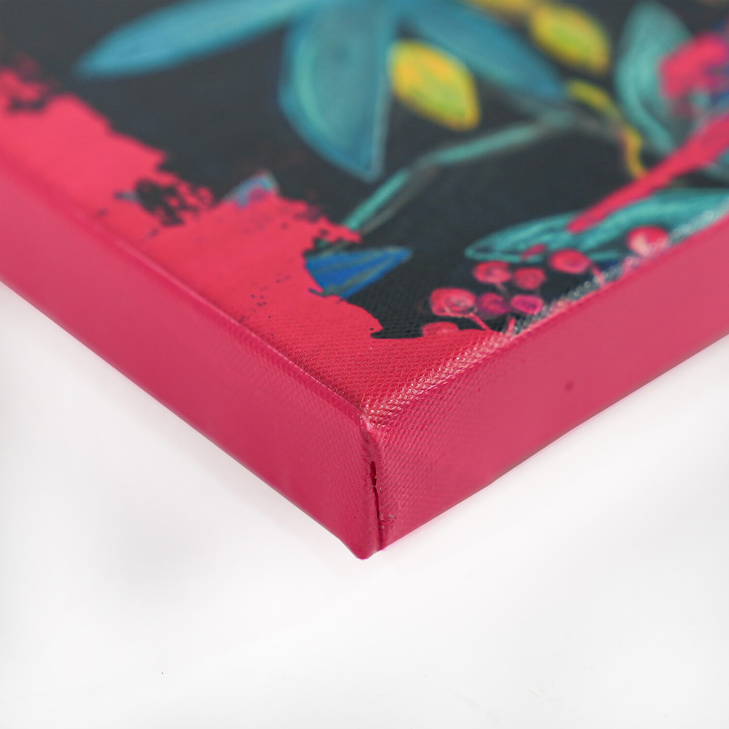 Modartzee Bright Mona Lisa Botanical Canvas Pink Image 3