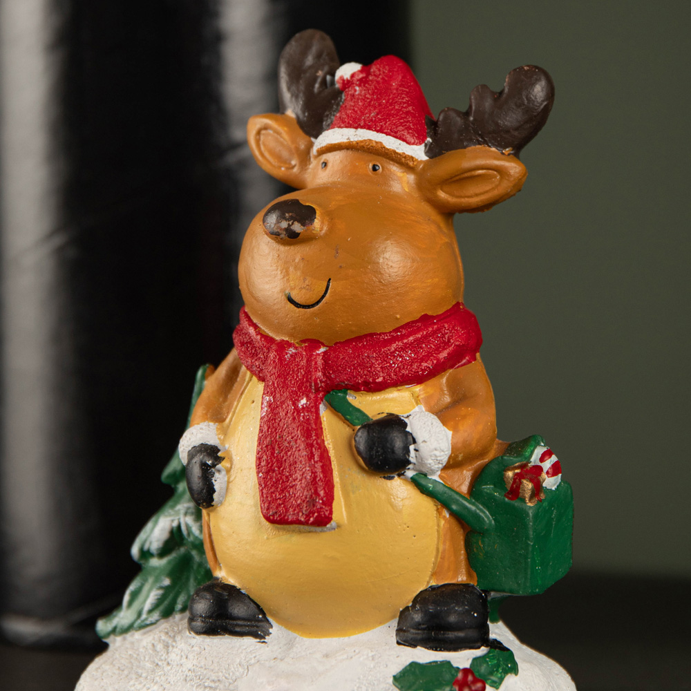 Premier Reindeer Christmas Stocking Hanger 13cm Image 8
