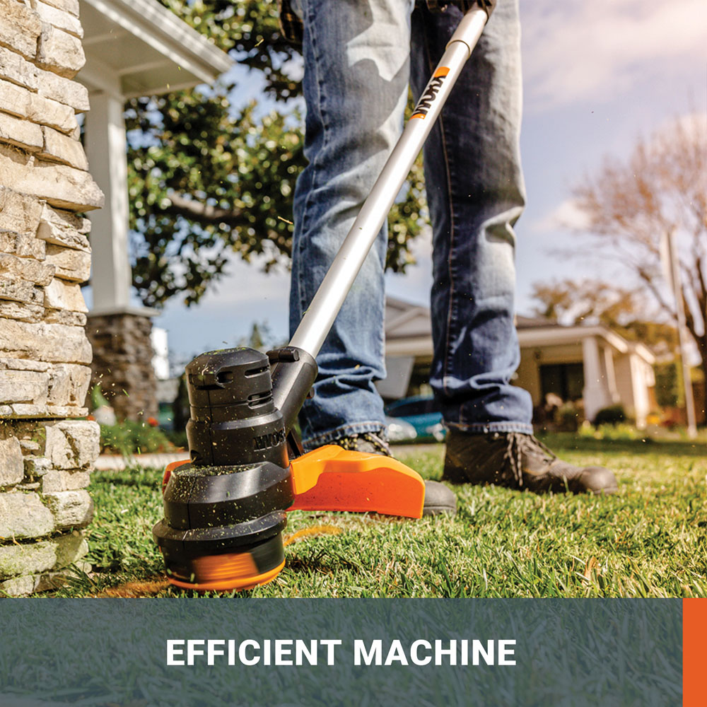 Worx WG183E 40V Cordless 33cm Grass Trimmer with Batteries and a Charger Image 2