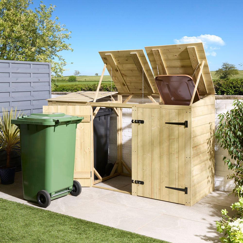 Rowlinson Premier Triple Shiplap Bin Store Image 7