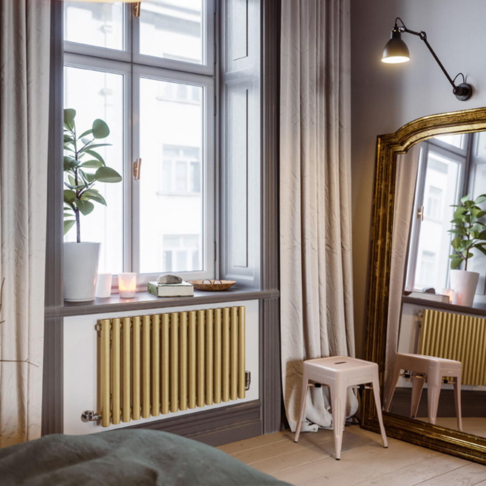 Terma Rolo Room 2015 BTU Brass Radiator 500 x 865mm Image 7