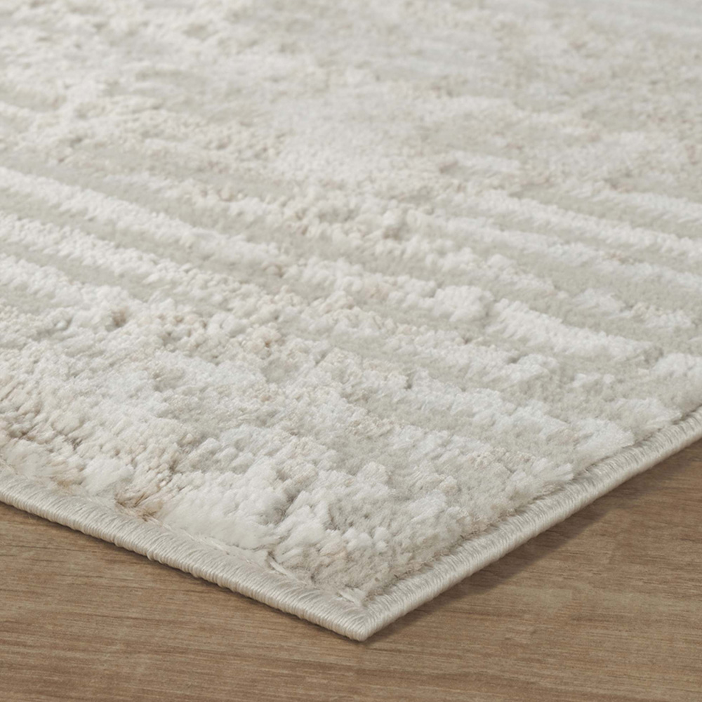 Desire Rugs Perla Beige Modern Abstract Linear Molten Design Rug 200 x 290cm Image 3