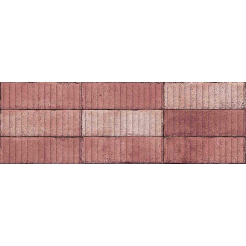 Bien Juno Ruby Gloss Ceramic Wall Tile 300 x 900mm 6 Pack Image 4