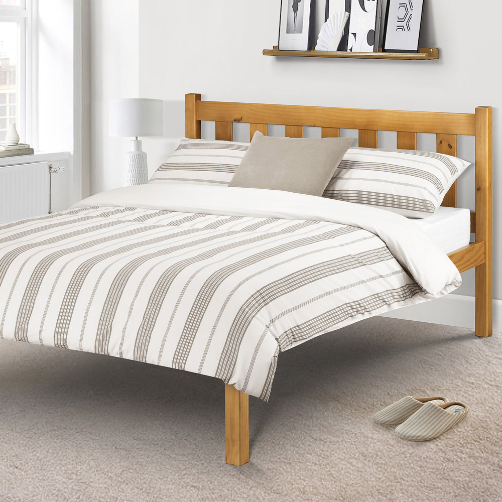 Julian Bowen Poppy Double Solid Pine Bed Frame Image 4