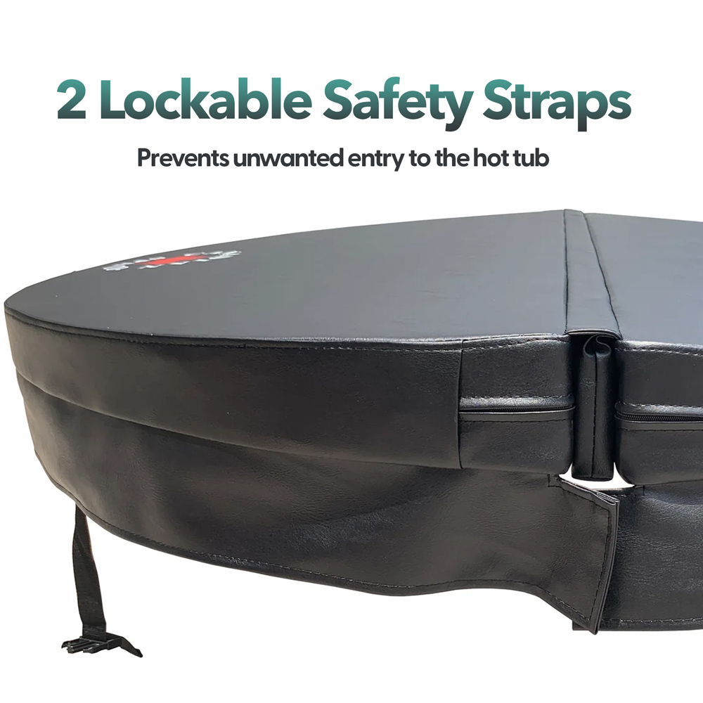 Canadian Spa Company Grey Round Hot Tub Cover 198cm Image 5