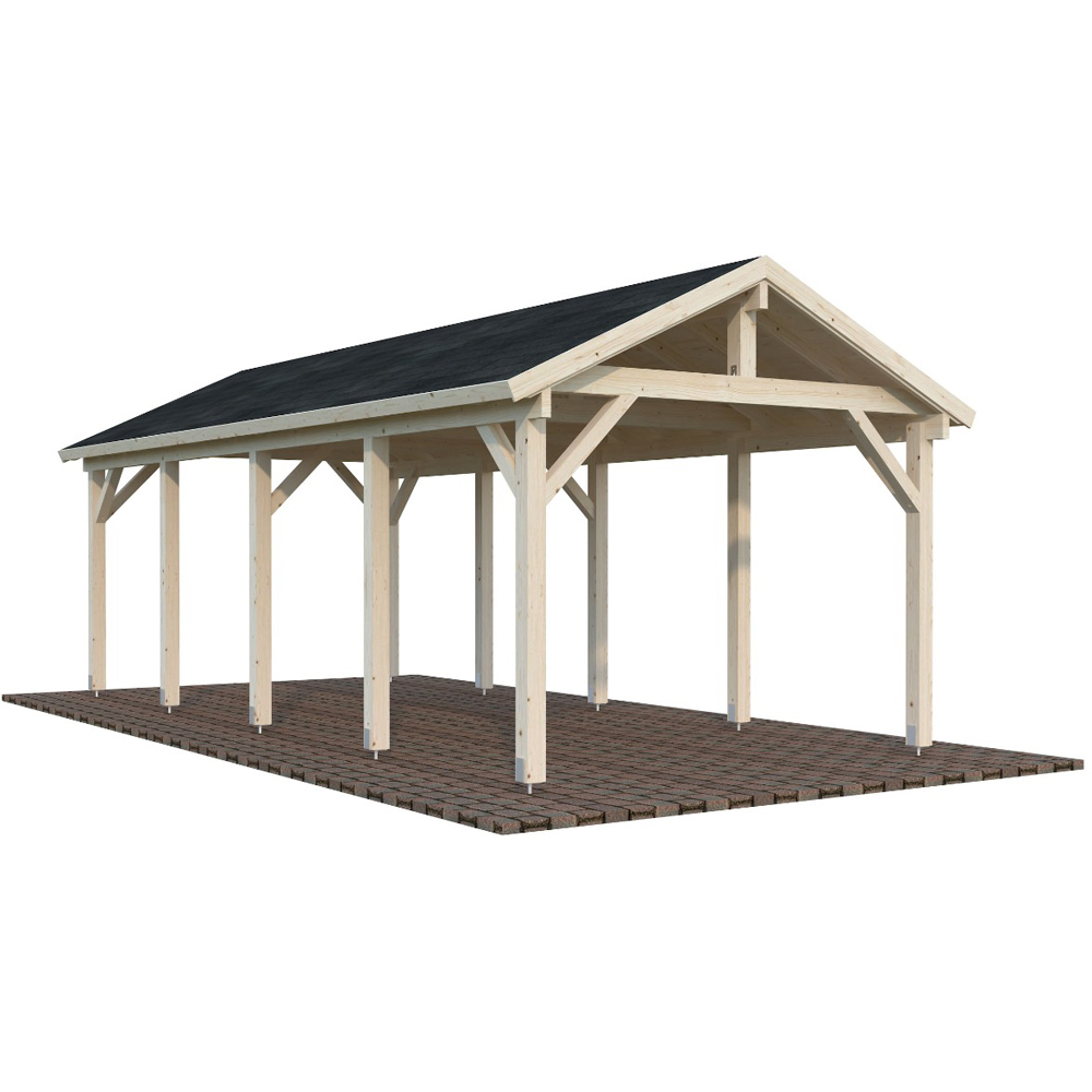 Palmako Robert Apex Carport 10.33 x 24ft Image 2