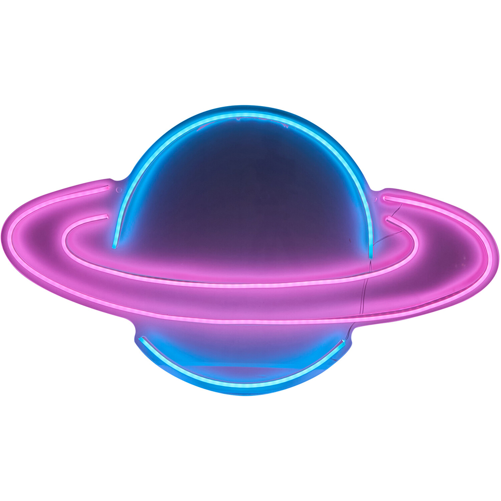 XL Planet Neon Sign - White Image 3