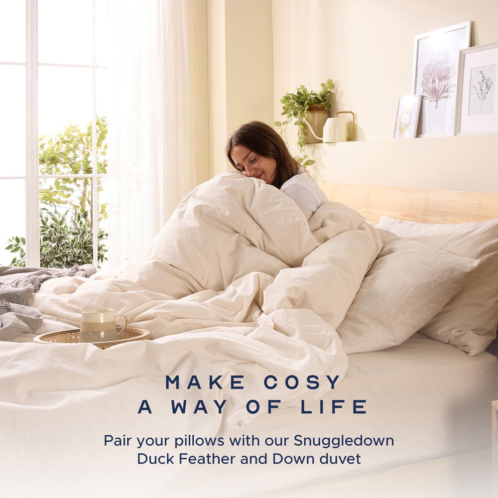 Snuggledown Single White Scandinavian Duck Feather And Down Duvet 10.5 Tog Image 8