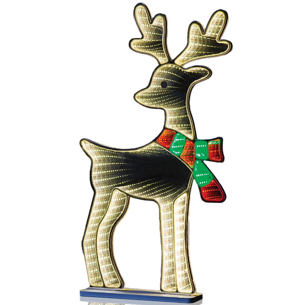 The Christmas Workshop LED Reindeer Man Infinity Light Xmas Decoration 60cm Image 2