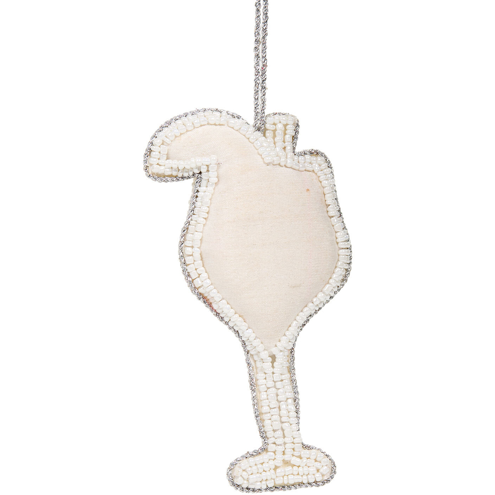 Beaded Cocktail Hanging Decoration - Orange Image 2