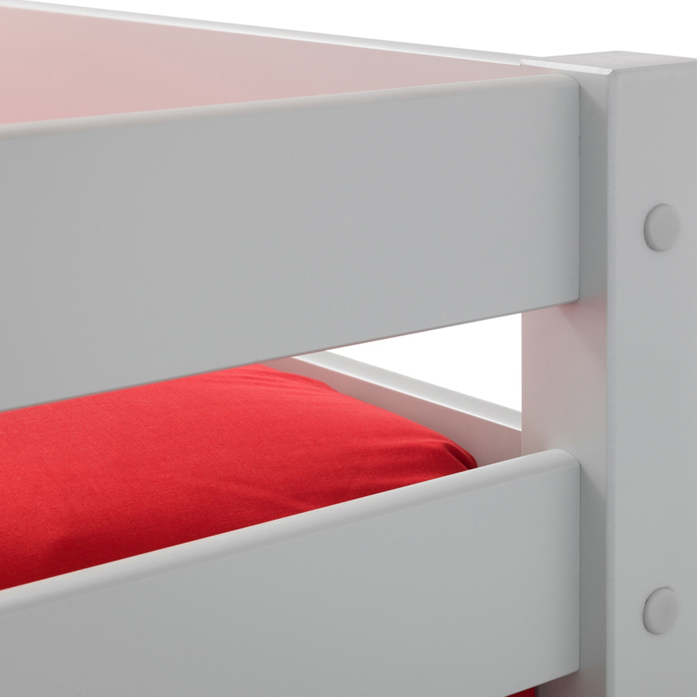 Julian Bowen Merlin Dove Grey Sleeper Bunk Bed Image 7