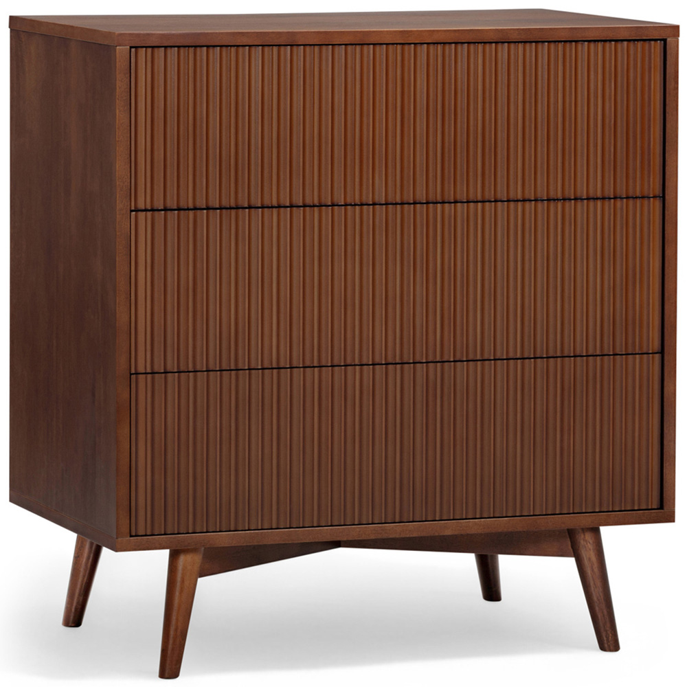 Teamson Home Tremolo 3 Drawer Walnut Dresser Image 2