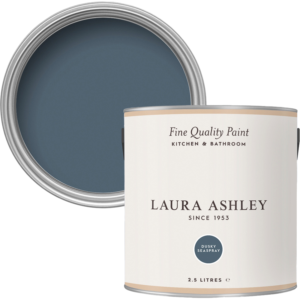 Laura Ashley Kitchen and Bathroom Dusky Seaspray Emulsion Paint 2.5L Image 1