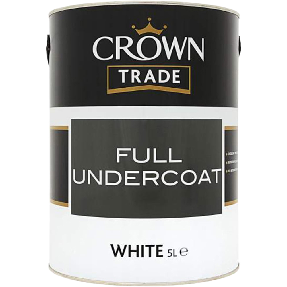 Crown Trade White Full Undercoat 5L Image 2