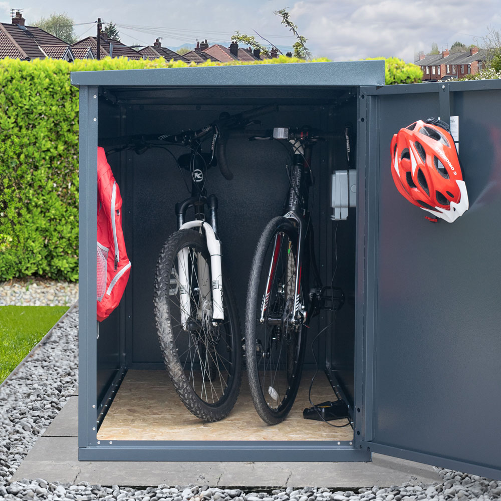 Asgard 3 x 6.7ft Green Cycle Locker Image 6
