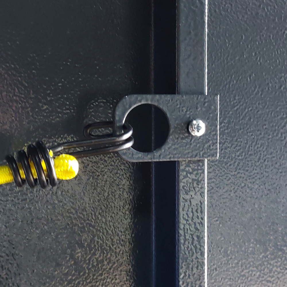 Asgard Gladiator 7 x 11ft Double Door Cream High Security Apex Bike Shed Image 9