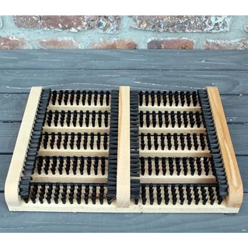 Fallen Fruits Black Wooden Boot Cleaner Image 2