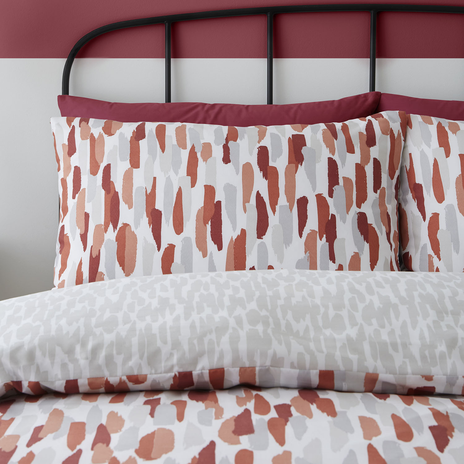 Ellison Rust Double Duvet Set Image 3