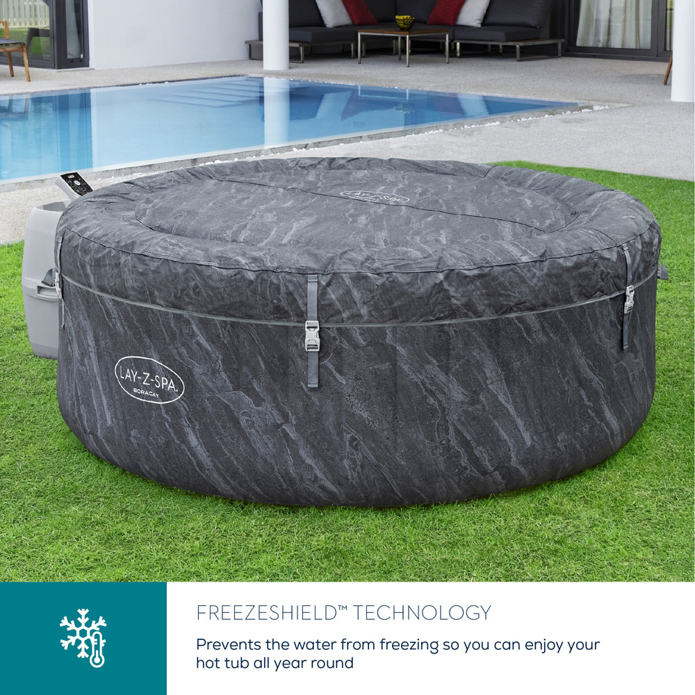 Lay-Z-Spa Boracay 4 Person AirJet Hot Tub 66 x 180cm Image 7