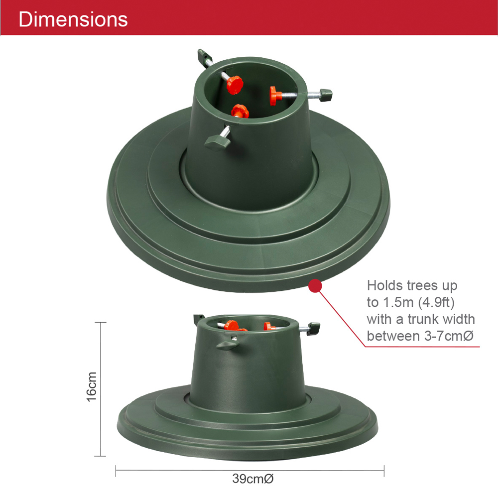 The Christmas Workshop Green Christmas Tree Stand Image 6
