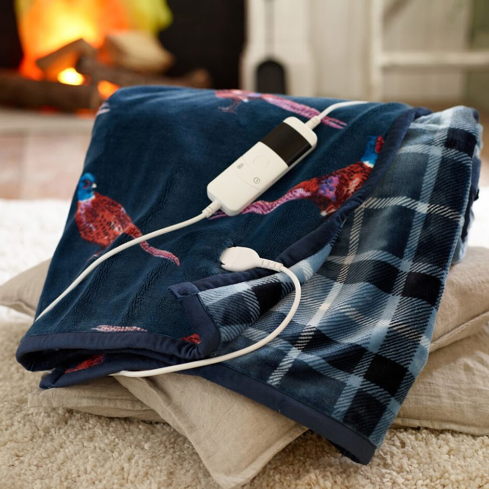 Deyongs Pheasant Multicolour Heated Throw 140 x 180cm Image 2