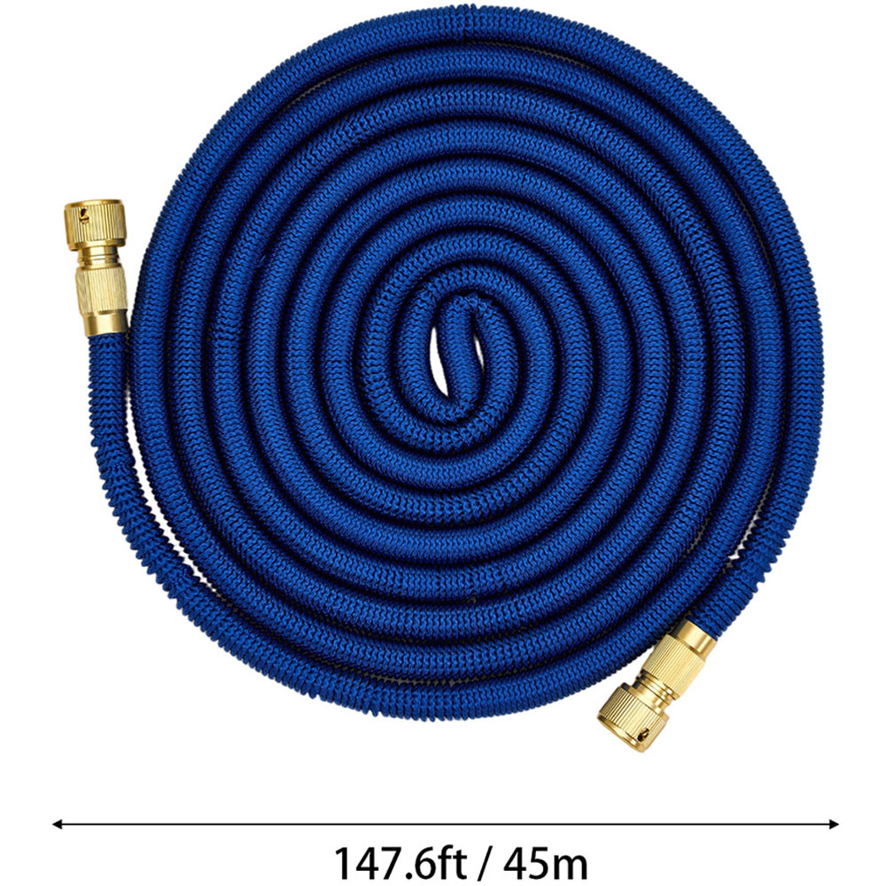Living and Home 45m Blue Expandable Leakproof Garden Hose Image 5