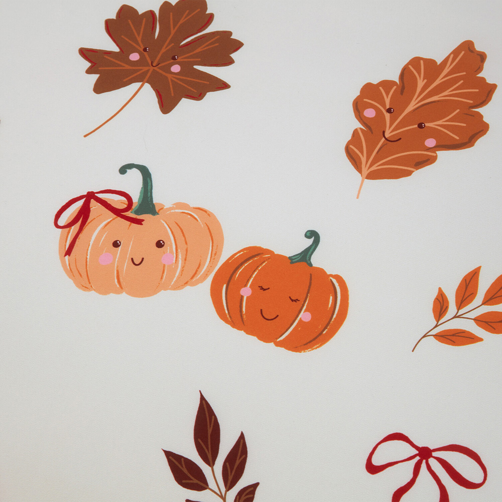 Autumn Friends Duvet Set Rust King Image 7