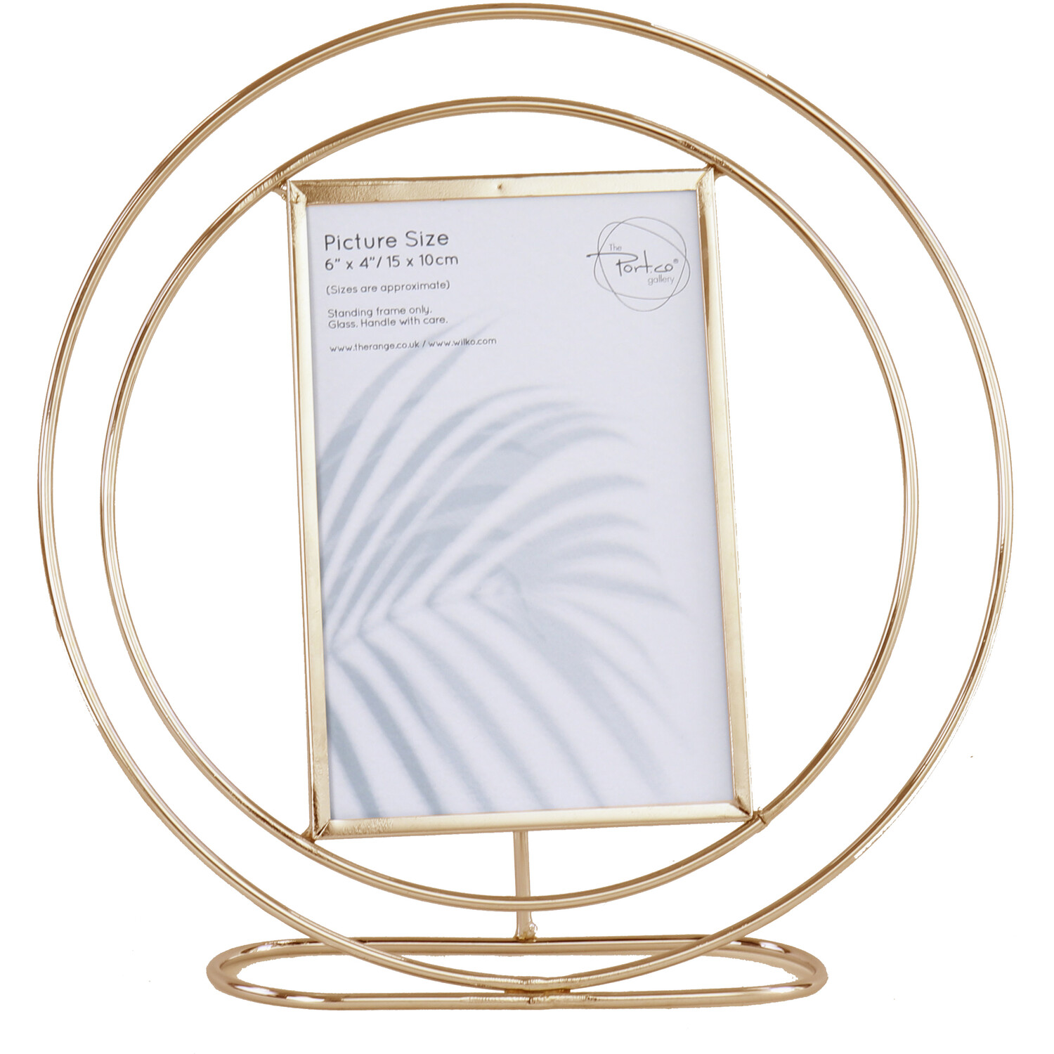 Orbital Free Standing Metal Photo Frame Image 5