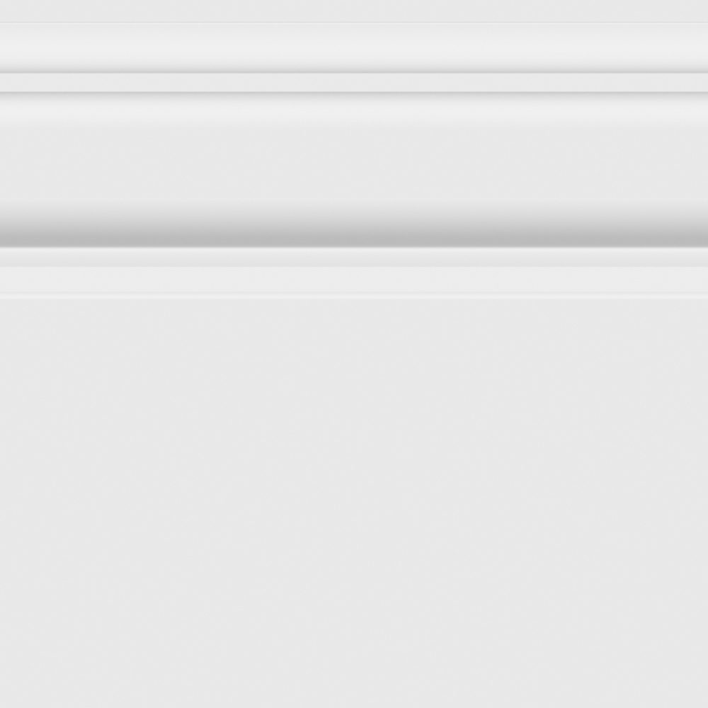 National Skirting White Torus II Primed Skirting Board 18mm 250 x 3040mm Image 3