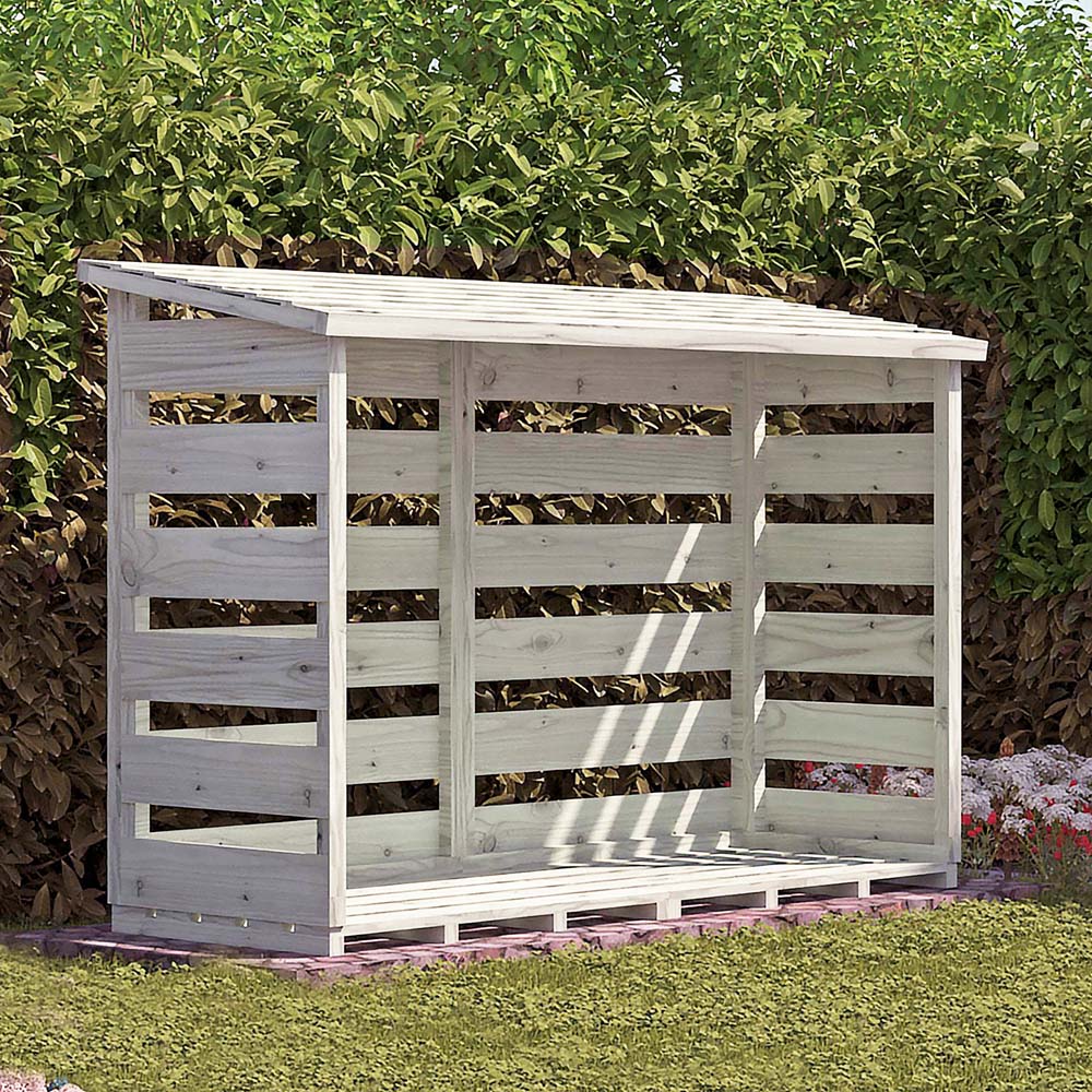 Shire GB 6 x 3ft Pressure Treated Log Store Image 2