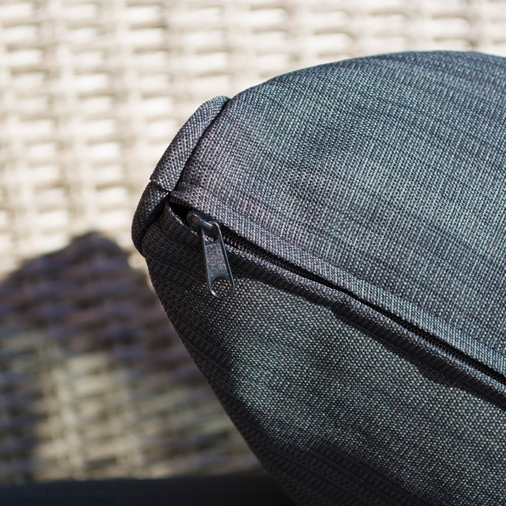 Rowlinson Hanoi 5 Seater Grey Corner Sofa Set Image 8