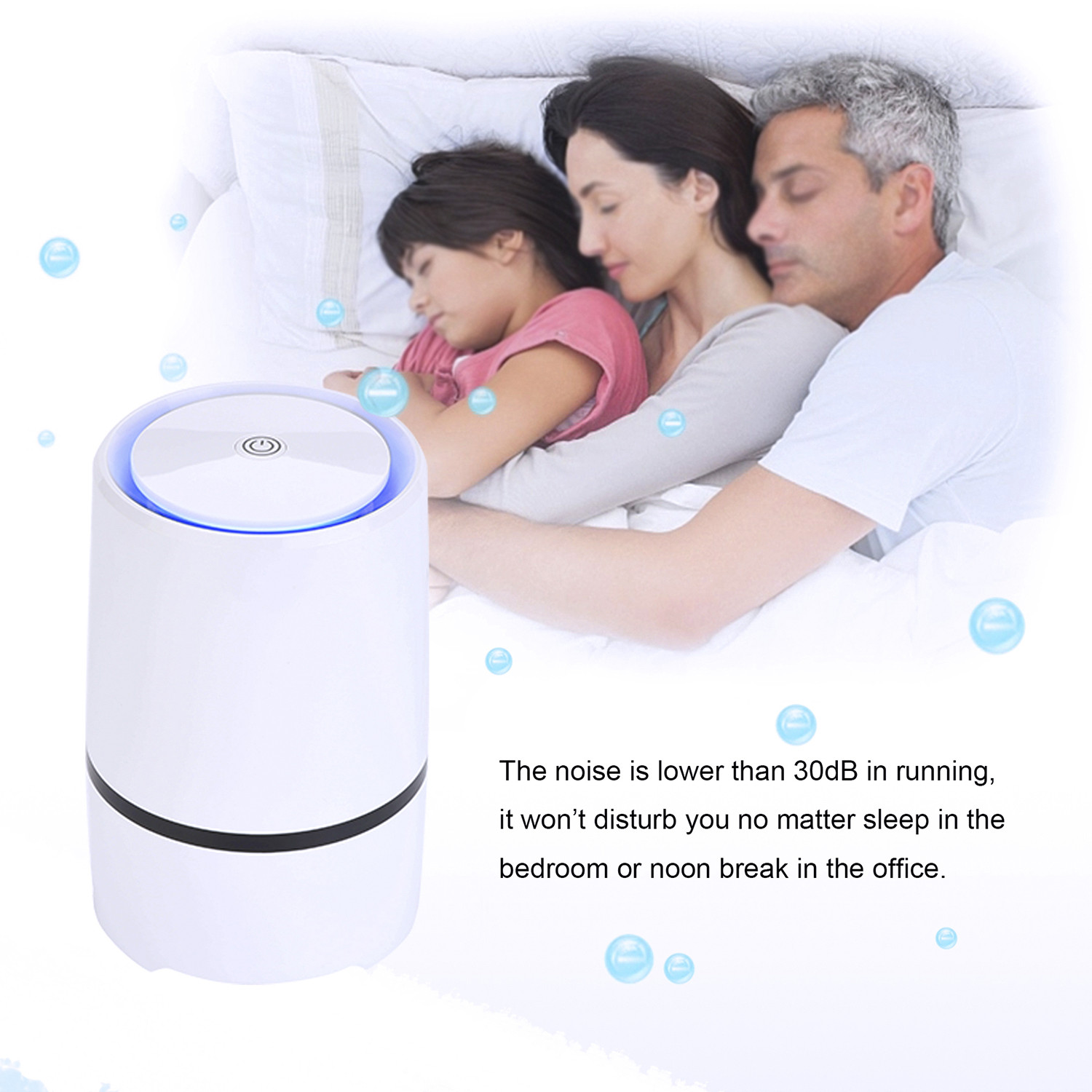 GL-203 White HEPA Filter Air Purifier Image 12