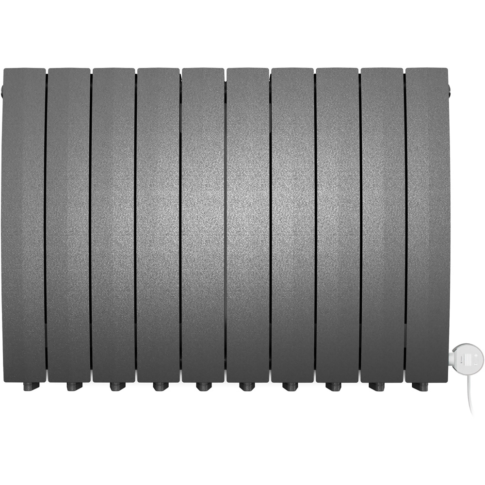 Terma Bergamo Wi-Fi Graphite Grey Electric Radiator 1200W 590 x 800mm Image 3