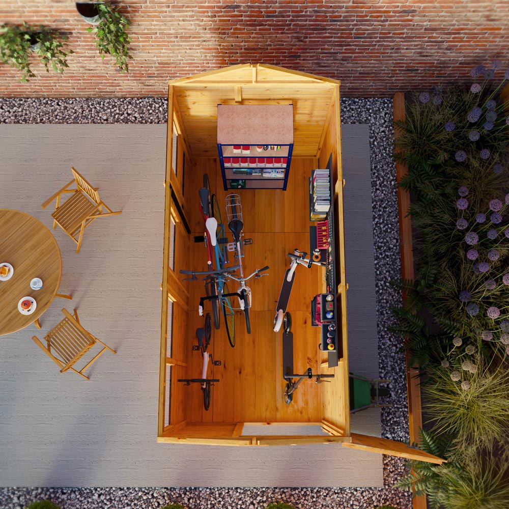 Mercia 10 x 5ft Modular Shiplap Apex Shed Image 4