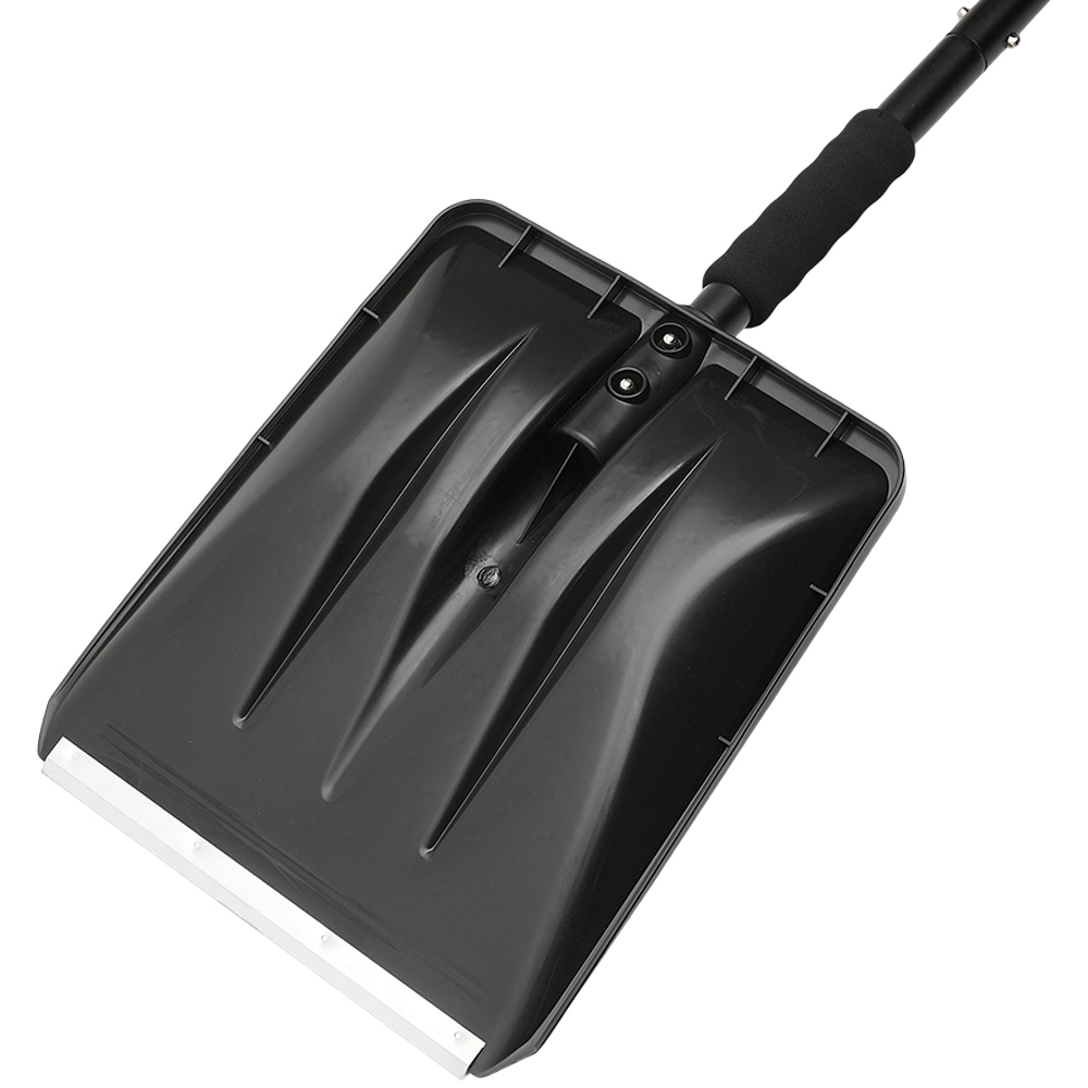 Living and Home Detachable Metal Snow Shovel with Non Slip D Shaped Handle Image 3