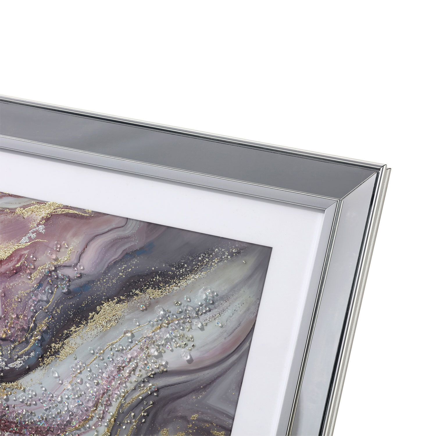 Marble Embellished Wall Art - Blush Image 5