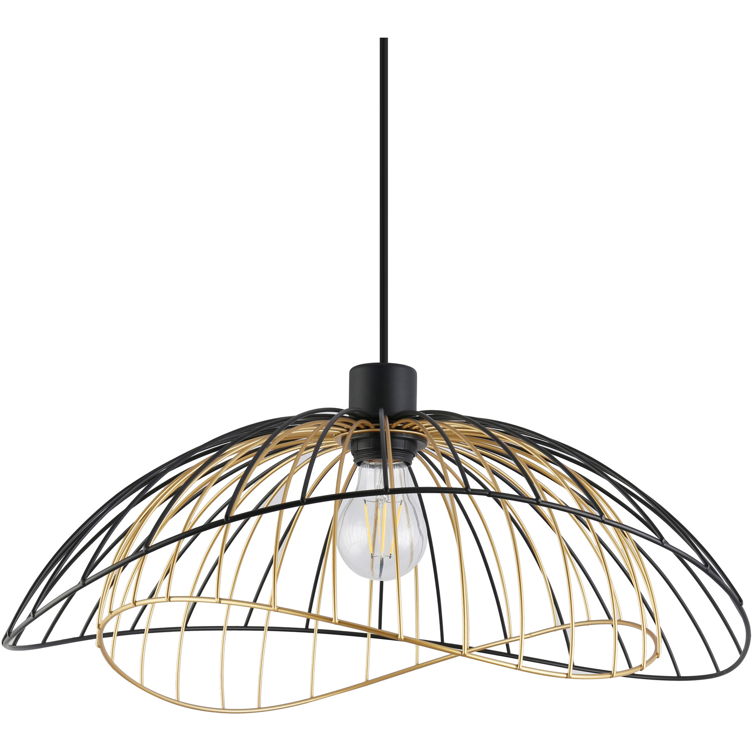 Dillon Black Shade Black and Gold Image 4