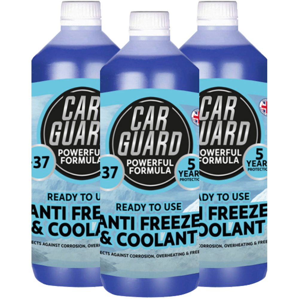 Car Guard RTU-37 Antifreeze and Coolant 1L 3 Pack Image 1