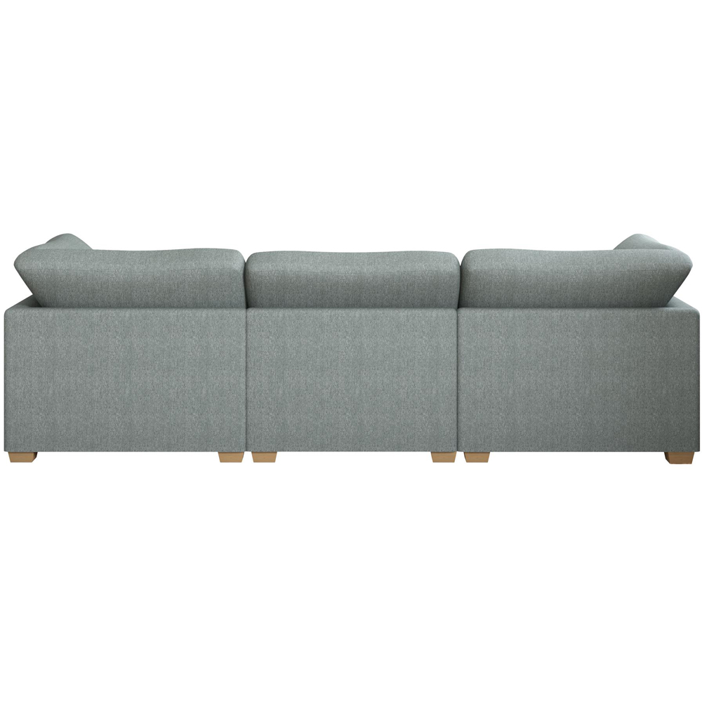 Nestle 5 Seater Granite Venice Fixed Back U-Shape Sofa Image 5