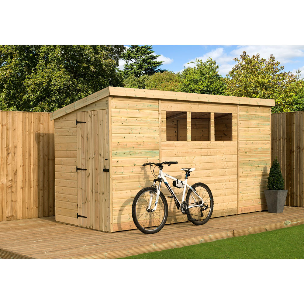 Empire Sheds 2500 9 x 4ft Tongue and Groove Pent Garden Shed Image 3
